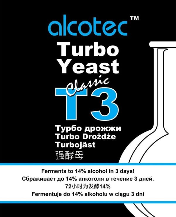 Спиртовые Турбо дрожжи ALCOTEC T3